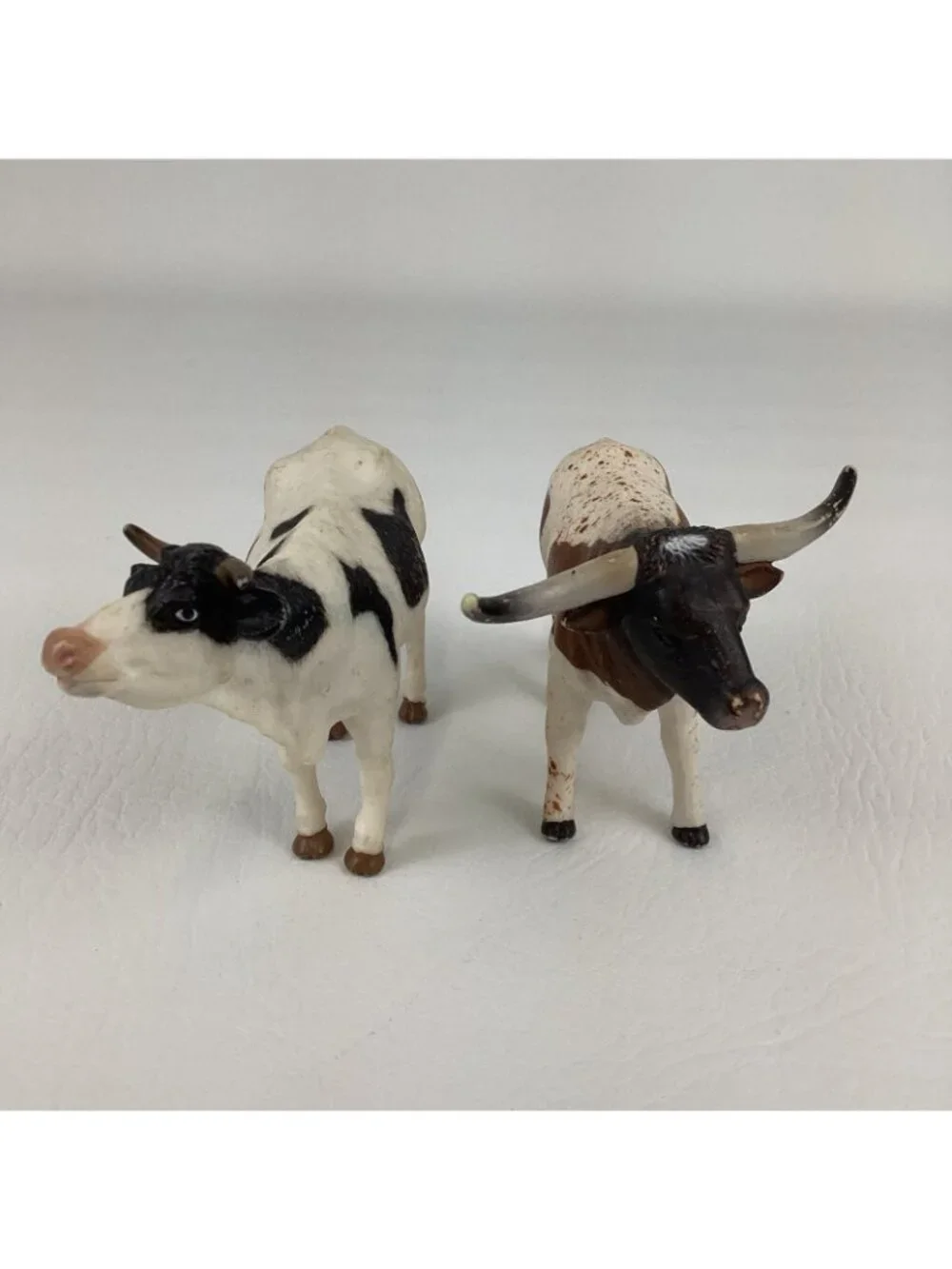 Terra By Battat Holstein Cow Longhorn Steer Lifelike Animal Toy Farm Figure Lot